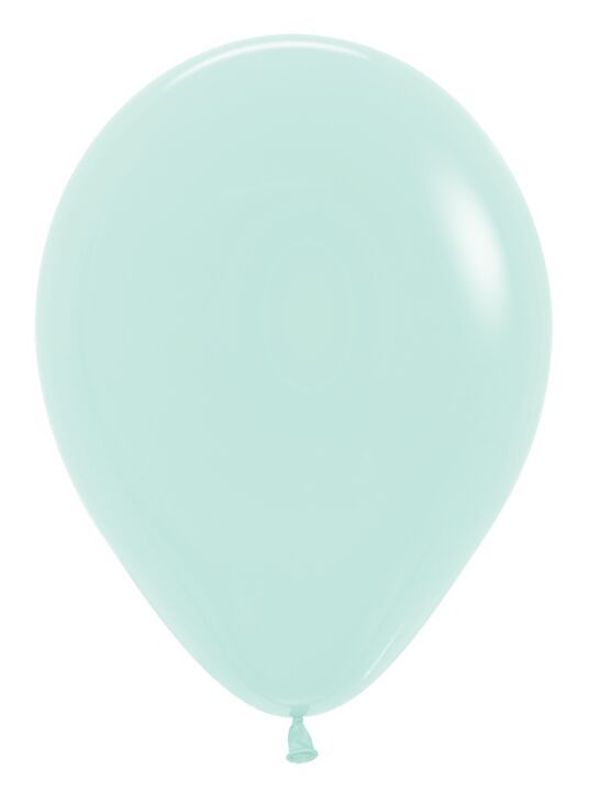 Pastel Matte Green 11&quot; Latex - 100 Ct Bag
