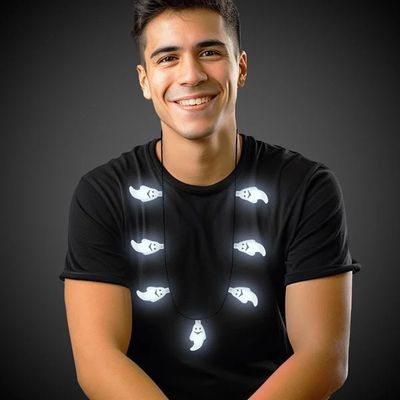 Halloween LED Necklace - Ghost