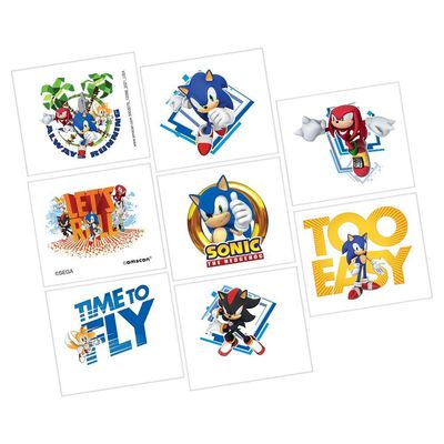 Sonic Tattoos - 8ct