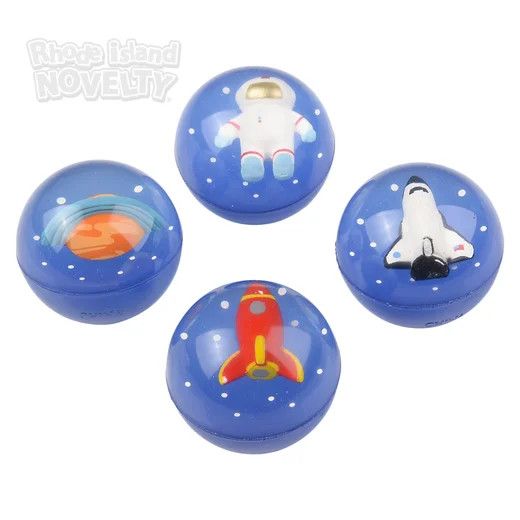 Space Hi-Bounce Ball 1.75&quot; - 12 Ct Box