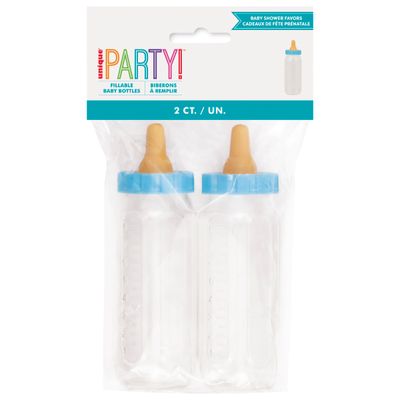 2.5&quot; Fillable Bottle - Blue 2ct