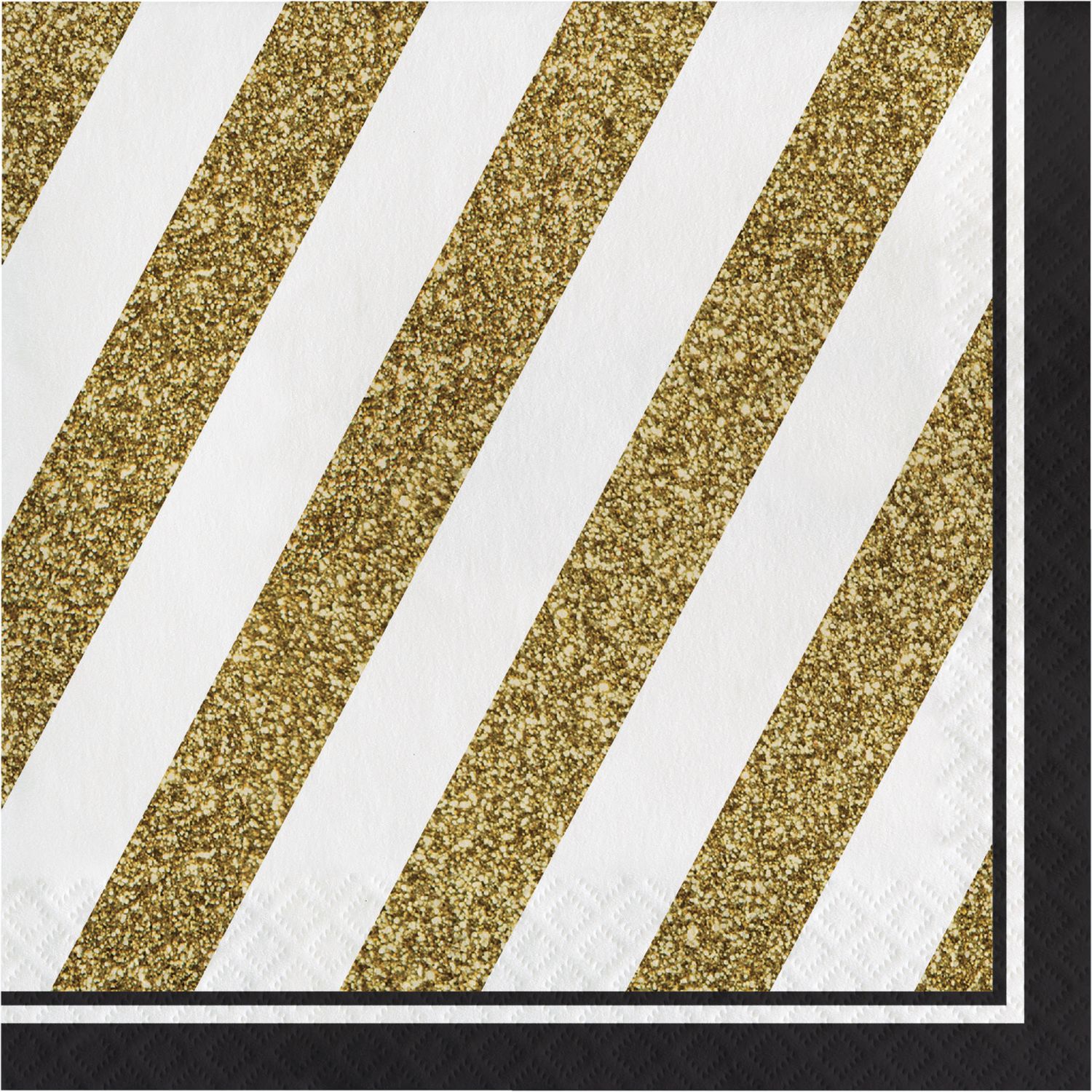 Black &amp; Gold - Luncheon Napkin 16ct