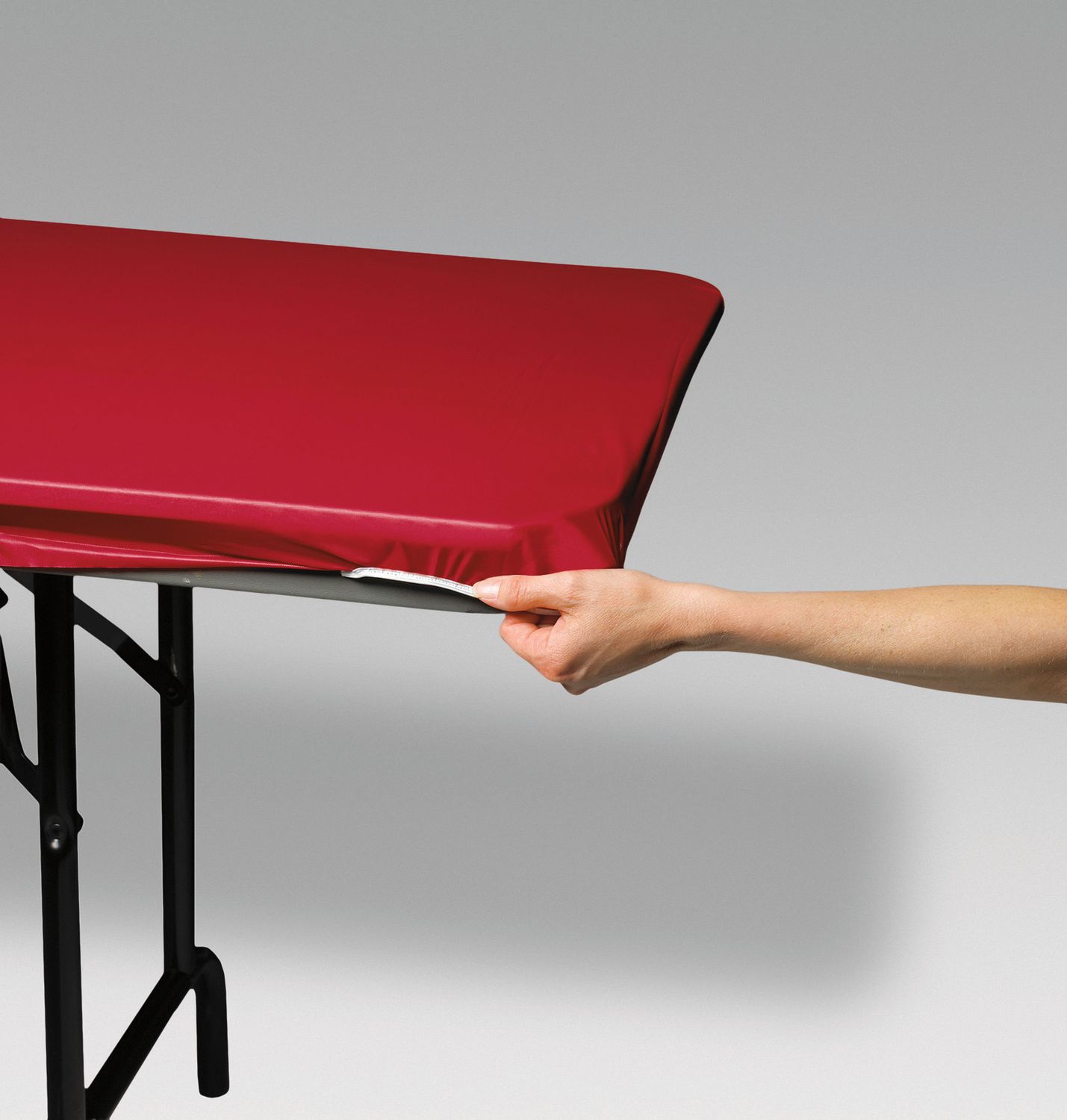 Real Red - Stay Put Tablecover 29&quot;x72&quot;