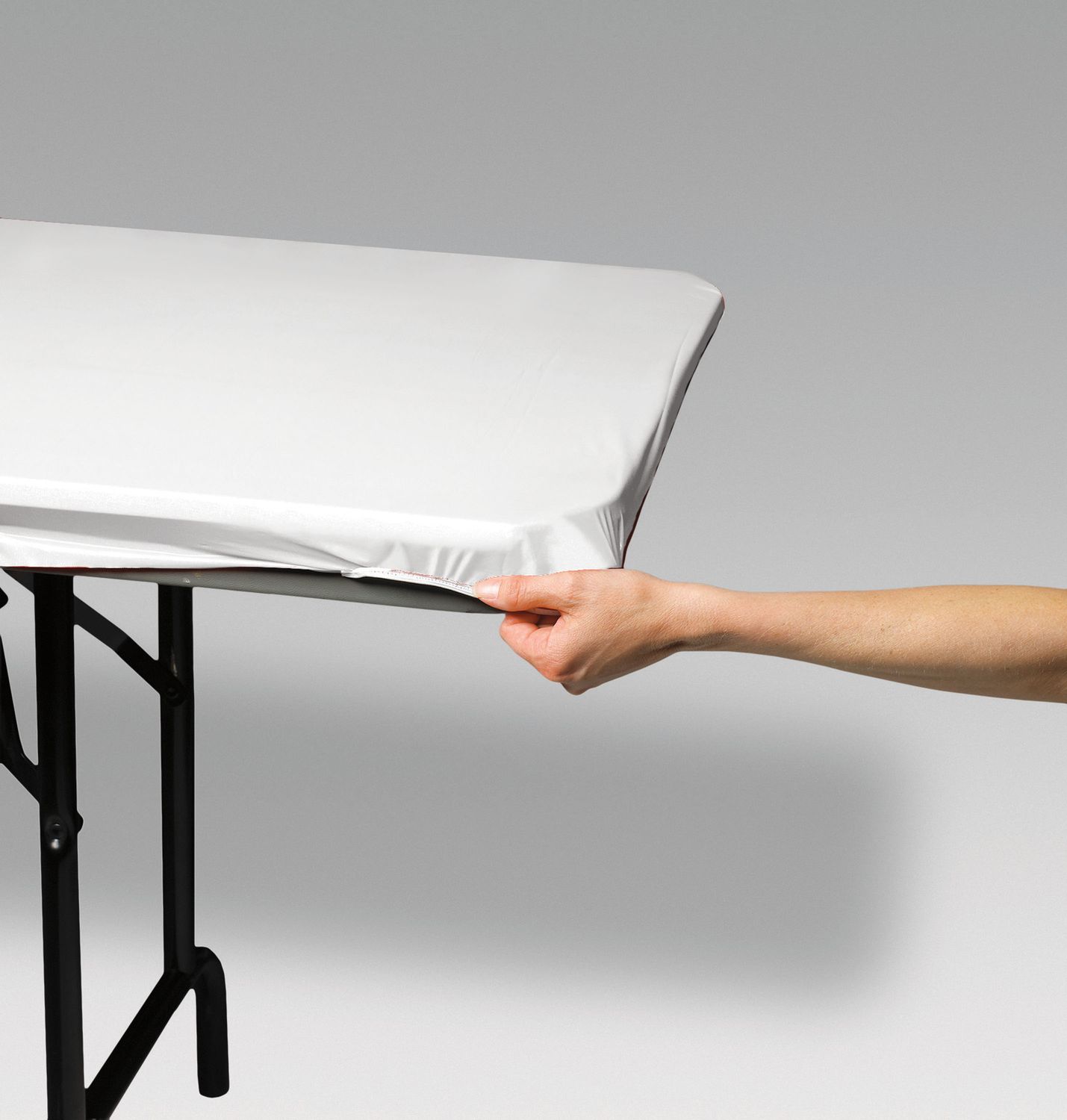 White - Stay Put Tablecover 29&quot; x 72&quot;