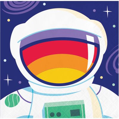 Space Adventures - Beverage Napkin 16ct