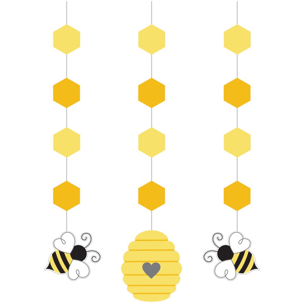 Bumblebee Baby - Hanging Cutouts 3ct