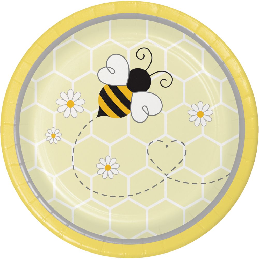 Bumblebee Baby - 7&quot; Dessert Plate 8ct