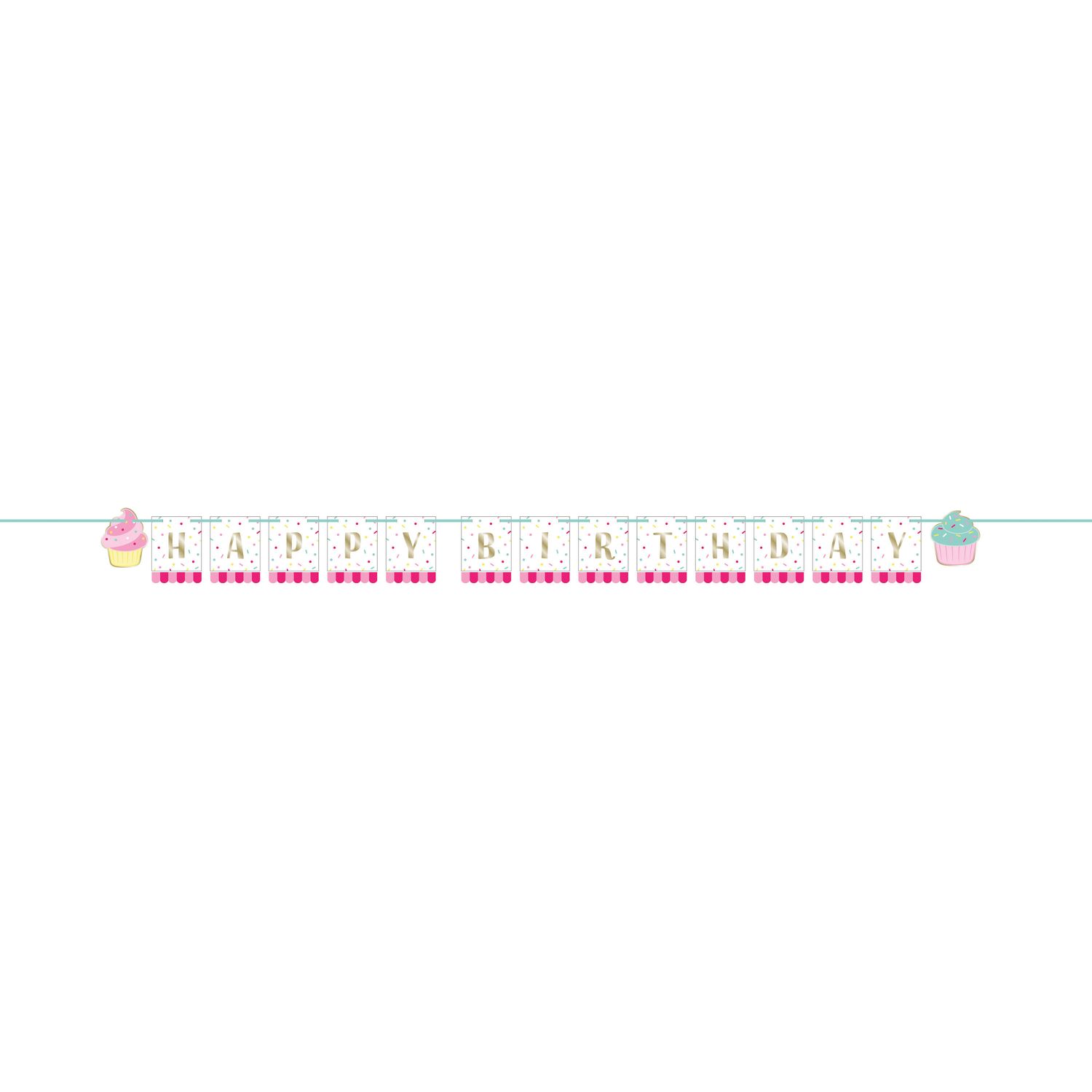 Bakery Sweets - Shaped Banner w/ Ribbon