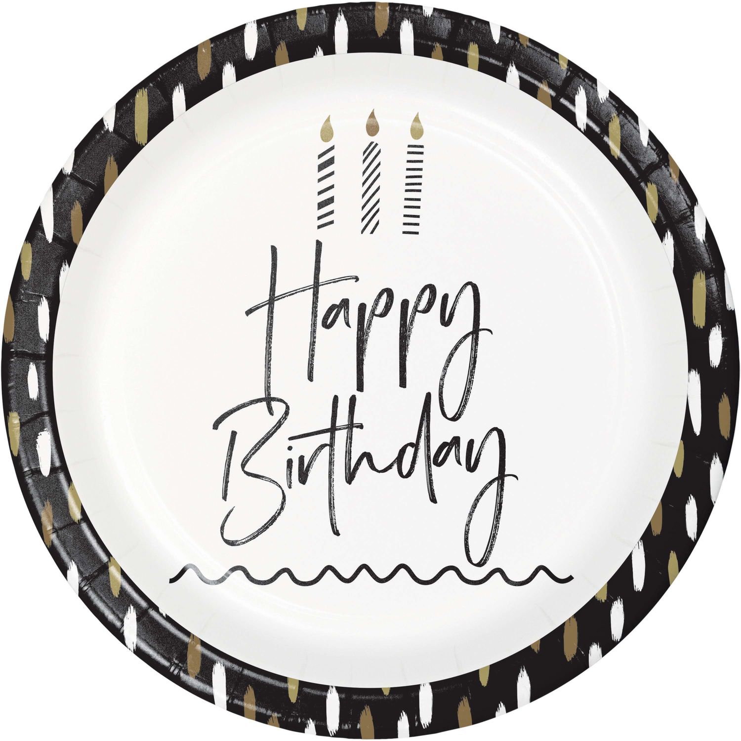 Golden Wishes - 10&quot; Dinner Plate 8ct