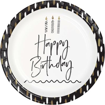 Golden Wishes - 10&quot; Dinner Plate 8ct