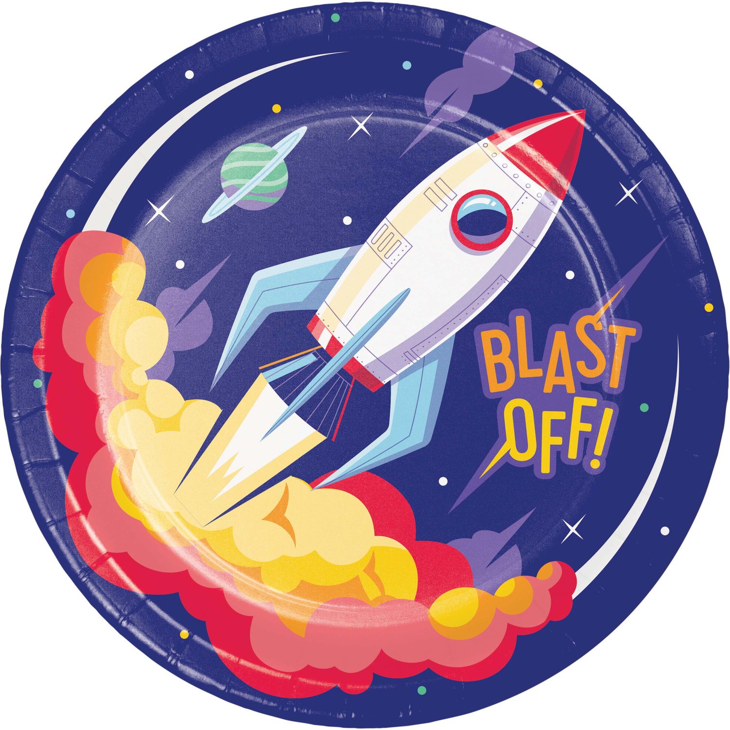 Space Adventures - 10&quot; Dinner Plate 8ct