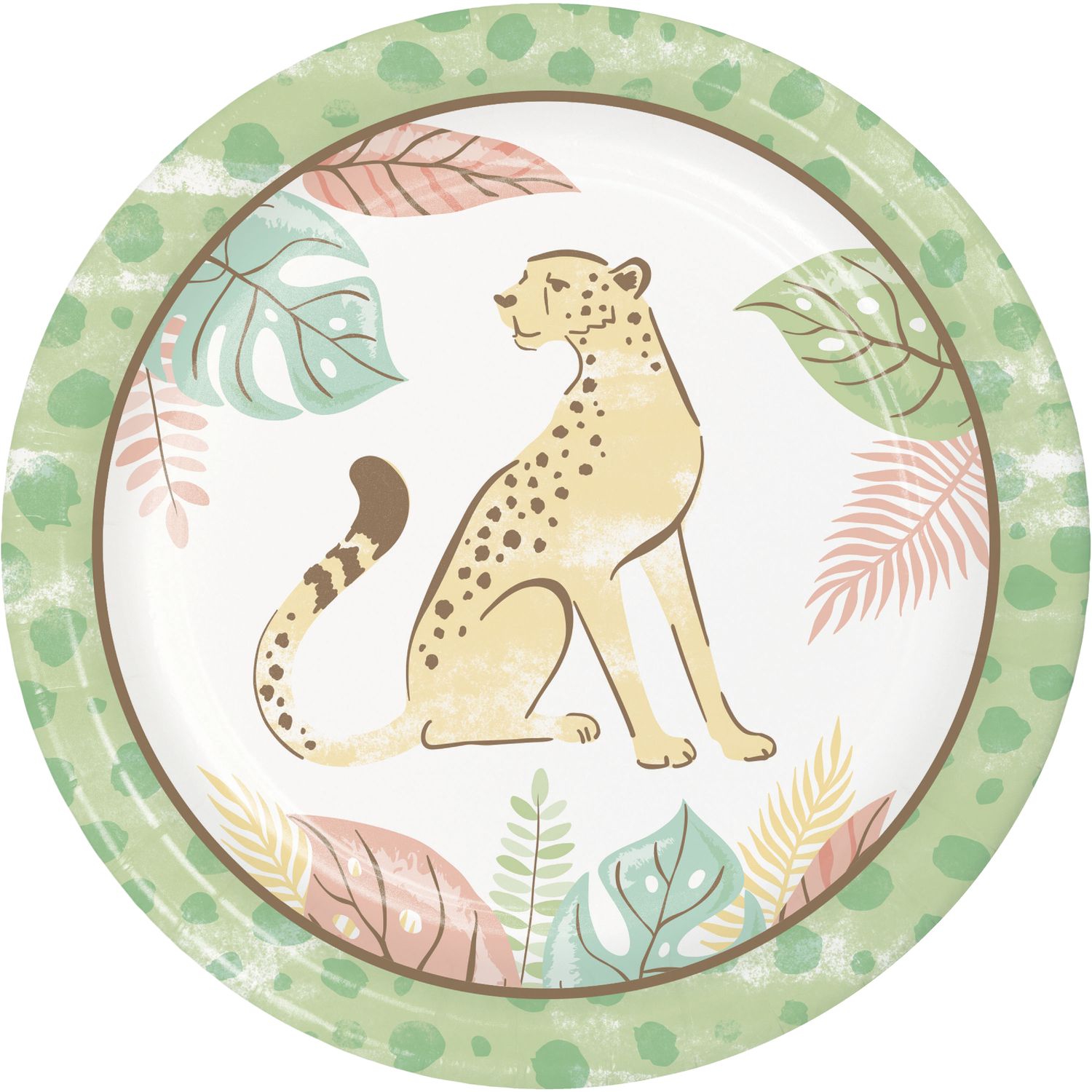 Safari Baby - 7&quot; Dessert Plate 8ct