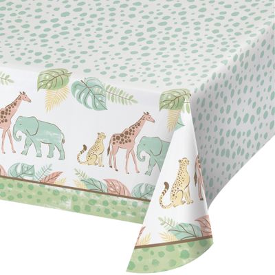 Safari Baby - Paper Tablecover  54&quot;x96&quot;