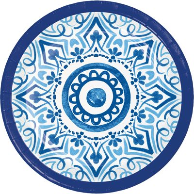 Blue Willow - 7&quot; Dessert Plate 8ct