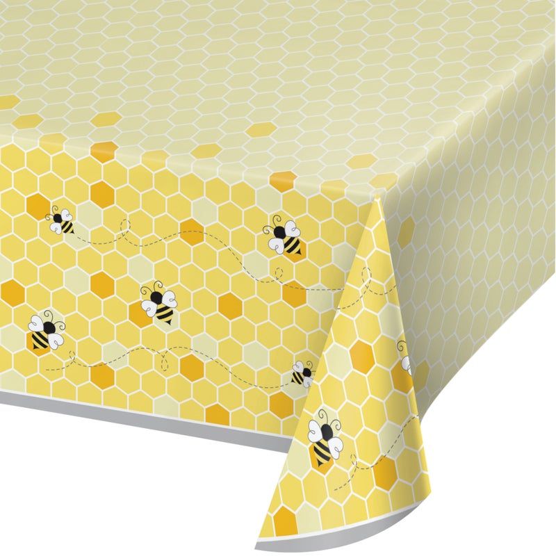 Bumblebee Baby - Plastic Tablecover 54&quot; x 102&quot;
