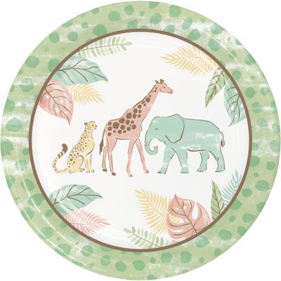 Safari Baby - 10&quot; Dinner Plate 8ct