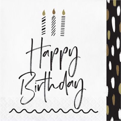 Golden Wishes - Lunch Napkin 16ct