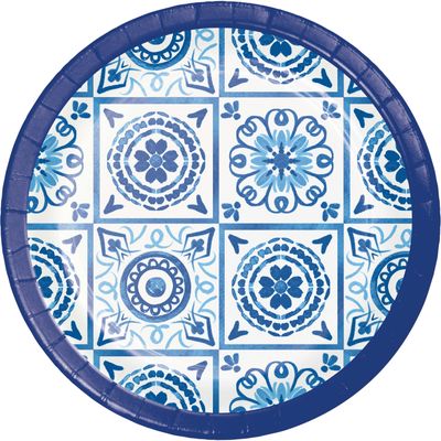 Blue Willow - 10&quot; Dinner Plate 8ct
