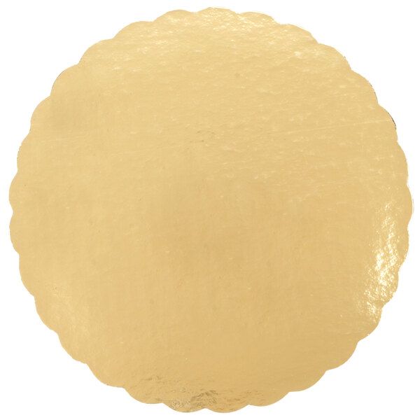Cake Circle 10&quot; Gold Laminated