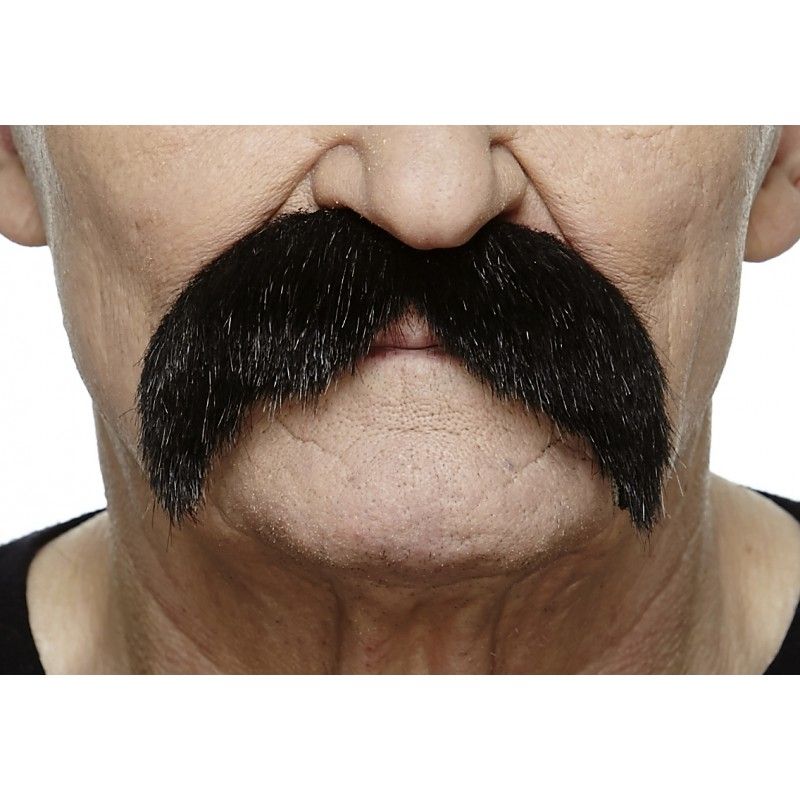 Mustache 14cm -, Color: Black