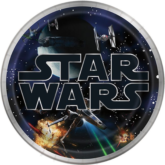 Star Wars Classic - 9&quot; Dinner Plate 8 Ct