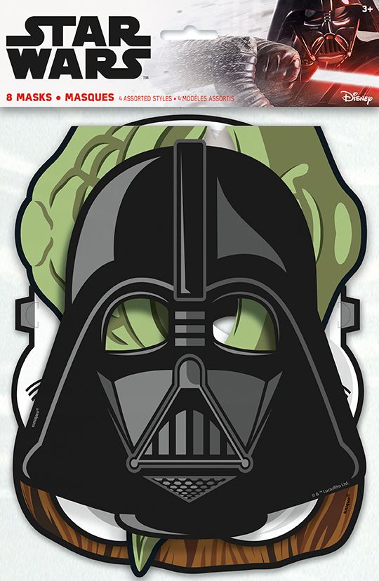 Star Wars Classic - Party Mask 8 Ct.