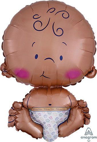 Celebrate Baby - 24&quot; Helium Filled Foil Balloon, Ribbon