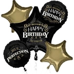 Bouquet Better With Age - Helium Filled Foil Balloon, Ribbon and Basic Weight