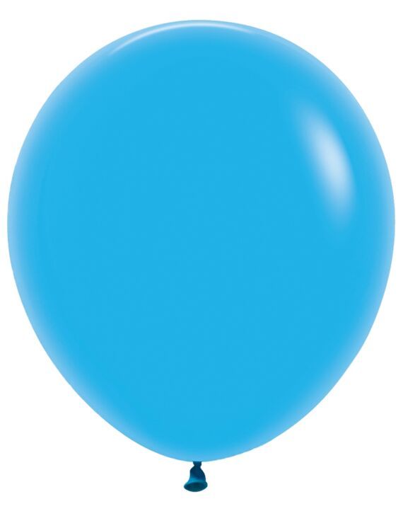 Fashion Blue 18&quot; Latex Balloons - 25 Ct Bag