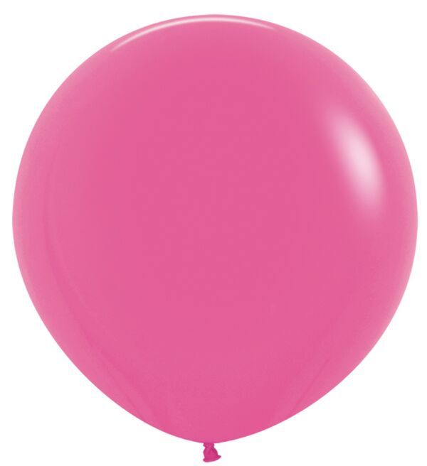 Deluxe Fuchsia  24&quot; Latex - 10 Ct Bag