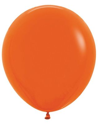 Fashion Orange 18&quot; Latex Balloons - 25 Ct Bag