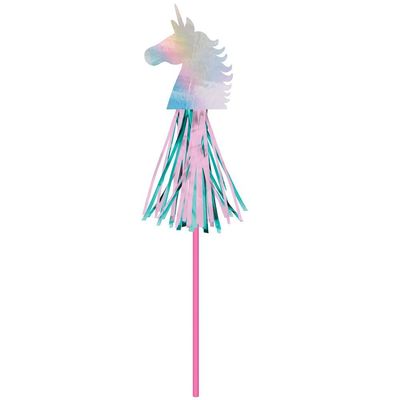 Enchanted Unicorn 17&quot; Wand Favor