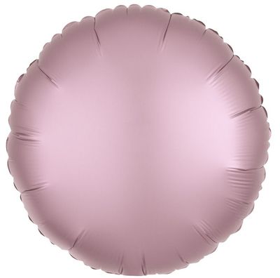 Chrome Lavander Round - 18&quot; Helium Filled Foil Balloon, Ribbon