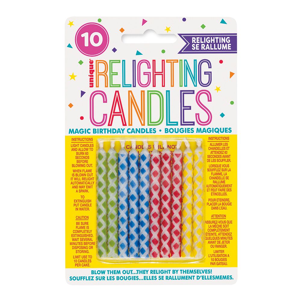 Diamond Dot Magic Candles 10ct