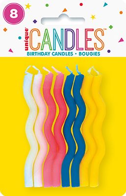 ZigZag Candles - 8ct