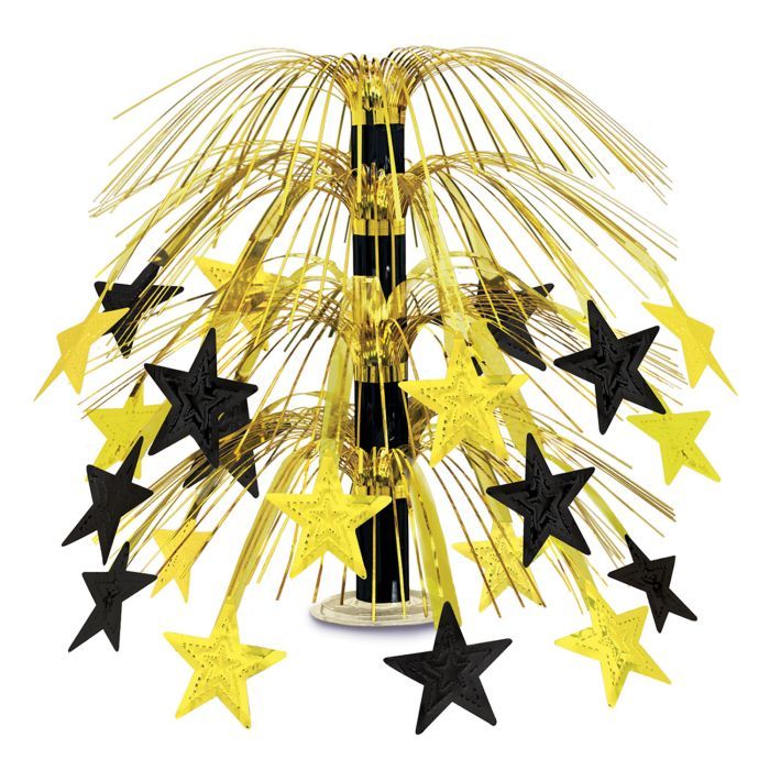 Cascade Star Centerpiece -, Color: Black/Gold