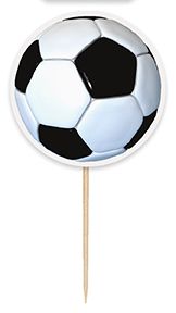 3D Soccer - Cake Toppers