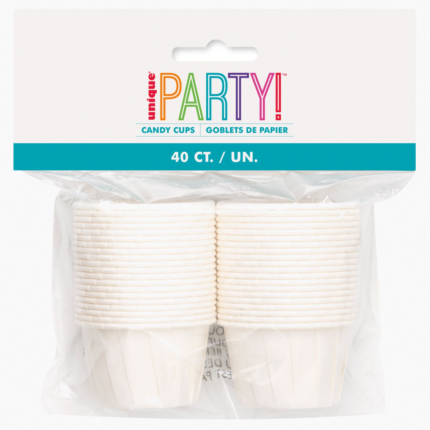 Candy Cups - White 40ct