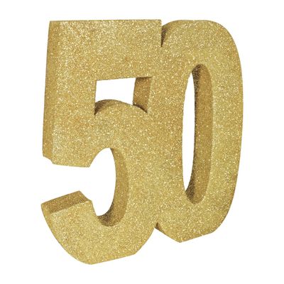 3-D Glittered Centerpiece 8&quot; - 