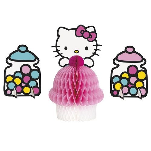 Hello Kitty and Friends Asst. Honeycomb Centerpiece 3ct