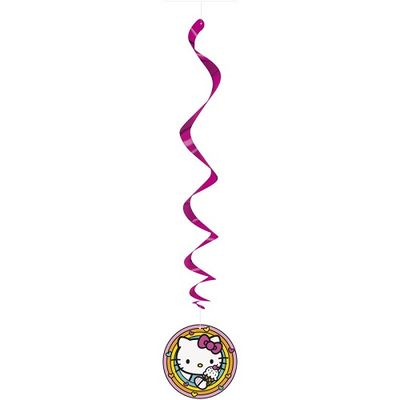 Hello Kitty and Friends 26&quot; Hanging Swirl 3ct