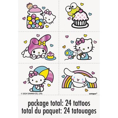 Hello Kitty and Friends Foil Tattoos  24ct