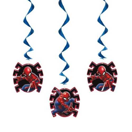 Spider-Man Hanging Swirl 26&quot;  3ct