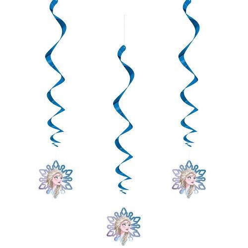 Disney Frozen 2 Hanging Swirl 26&quot;  3ct