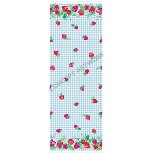 Sweet Strawberry - Plastic Table Cover  54&quot; x 84&quot;