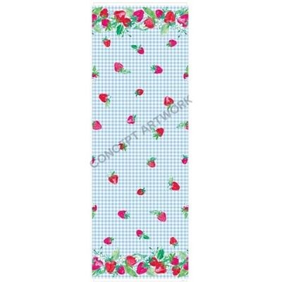 Sweet Strawberry - Plastic Table Cover  54&quot; x 84&quot;