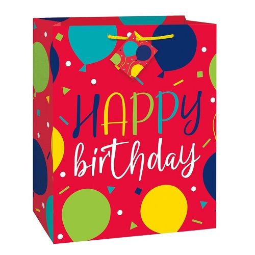Large Gift Bag - Balloon Party Birthday