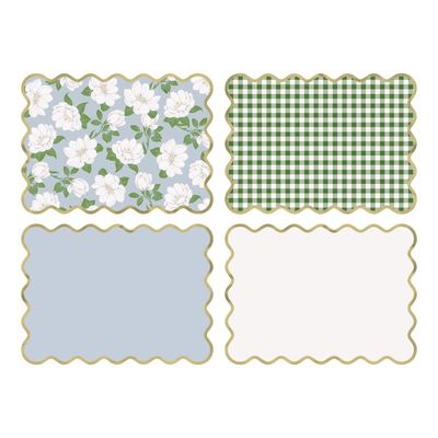 Garden Party - Scalloped Placemat 8ct