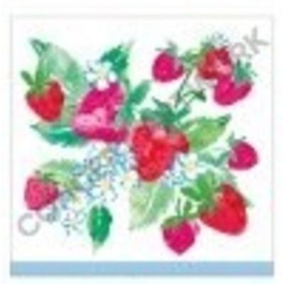 Sweet Strawberry - Beverage Napkins  16ct