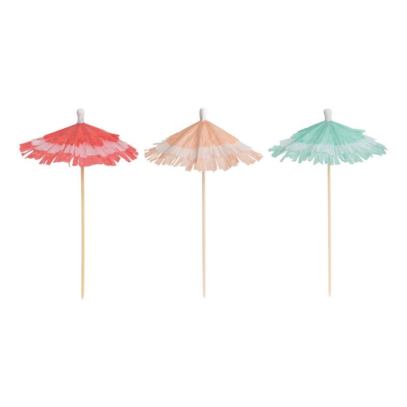 Fringed Umbrella Picks 25ct